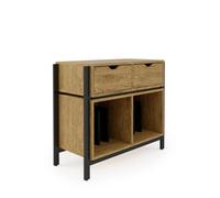 Alphason Dorel Home Louisiana Plus Turntable Stand Oak Look