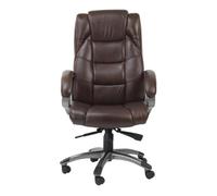 Alphason Northland Leather-faced Office Chair - Brown, Brown