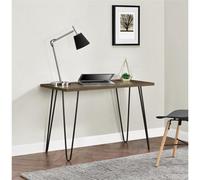 Alphason Dorel Home Owen Retro Office Writing Desk In Walnut Look