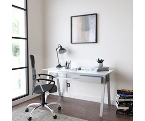 Alphason Dorel Home Richmond Office Writing Desk In White