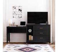 Alphason Dorel Home Westerleigh 3-In-1 Media Dresser Black