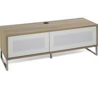 Alphason Helium TV Stand - White & Light Oak, Brown,White