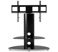 Alphason Osmium 800 mm TV Stand with Bracket for up to 47" TVs - Black, Black