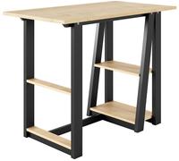 ALPHASON Penzance AW3140 Desk - Black & Oak