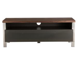 Alphason Regent 1200 mm TV Stand for up to 60" TVs - Walnut, Black,Brown