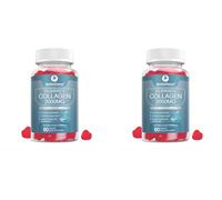 AlphaStateSciences Advanced Collagen Gummies 2000mg - Promote Skin Elasticity, Hair Growth, and Joint Health - Delicious Berry Flavoured Gummy Vitamins for Youthful Radiance (Pack of 2)