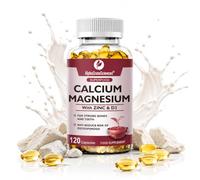 AlphaStateSciences: Advanced High-Strength Calcium-Magnesium Matrix with Zinc & Vitamin D3 - Immune Support, Enhanced Absorption, Bone Support, Muscle Relaxation & Stress Relief - 2Month Supply