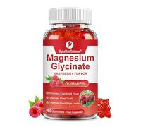 AlphaStateSciences Magnesium Bliss: Raspberry Gummy Bears for Enhanced Focus, Restful Sleep, and Balanced Blood Sugar (500mg Magnesium Glycinate) - 60 Gummies