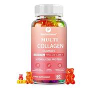 AlphaStateSciences Multi Collagen Power Blend - 5 Types of Hydrolyzed Collagen with Vitamins C & E, Biotin, Zinc, and Selenium for Ultimate Skin, Hair, and Joint Support