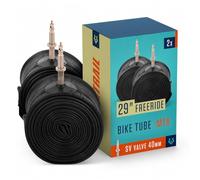 Alphatrail MTB Bicycle Inner Tube AirFusion 29 Inch SV Presta Valve 40 mm 2x Set with Mobility Guarantee I Compatible Bike Tyres Schwalbe, Continental, Conti, Michelin, Maxxis & Kenda