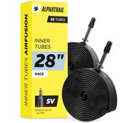 Alphatrail Road Bicycle Inner Tube AirFusion 28 Inch SV Presta Valve 40 mm 2x Set 700x18-28C with Mobility Guarantee I Compatible Bike Tyres Schwalbe, Continental, Conti, Michelin, Maxxis & Mavic
