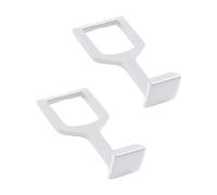 Alphax 2 Pair White Replacement Wicket for Oakley Jaw-breaker OO9290 Sunglass