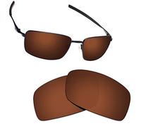 Alphax Dark Brown Polarized Replacement Lenses for Oakley Square Wire 2 (2014) OO4075