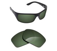Alphax Gray Green Polarized Replacement Lenses for Maui Jim Peahi MJ202 Sunglasses