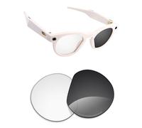 Alphax Polarized Replacement Lenses for Oakley Meta HSTN OW8002-51mm Smart Glasses- Options, Adapt Gray Photochromic, 51MM