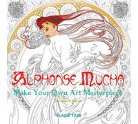 ALPHONSE MUCHA ART COLOURING BOOK by David Jones Non-book item Self Help