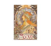 Alphonse Mucha Art Nouveau Zodiac 1869, Vintage Poster Home Decor Poster Wall Art Hanging Picture Print Decorative Painting Posters 08x12inch(20x30cm)