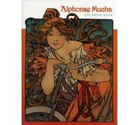 Alphonse Mucha Colouring Book