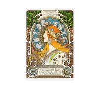 Alphonse Mucha,Zodiac, 1896,art Prints,Vintage Art,canvas Wall Art,famous Art Print Canvas Poster Wall Art Decor Print Picture Paintings for Living Room Bedroom Decoration 24x36inch(60x90cm)