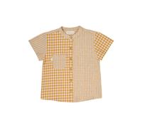 Alphonse Patchwork shirt Caramel 18/24 months