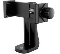 Alphx Universal Smartphone Tripod Cell Phone Holder Mount Adapter Set, Fits iPhone, Samsung, and all Phones, Rotates Vertical and Horizontal with Adjustable Clamp, Includes Mini Tripod