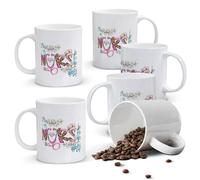 Alphynix 1pc 11oz White Mug with Creative "NURSE #life" Design Featuring Stethoscope & Band-Aids, Perfect Nurse's Day Gift
