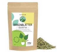 Alpi Nature Birch Leaves Cut 125g 4.4 oz, Dried and Cut Birch Leaves for Tea, Loose Leaf Tea