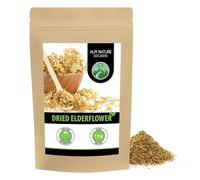 Alpi Nature Elderflower Tea 125g 4.4 oz, Dried and Rubbed Elderflowers, Loose Herbal Tea