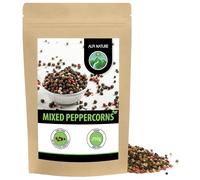 Alpi Nature Mixed Peppercorns 250g 8.8 oz, Whole Peppercorns, Black, White, Pink, Green Pepper