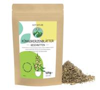 Alpi Nature Mullein Tea 125g 4.4 oz, Dried and Cut Mullein Leaves, Herbal Loose Leaf Tea