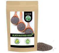 Alpi Nature Mustard Seeds Black Brown 500g 1.1 lb, Brown Black Mustard Seeds 1-2mm