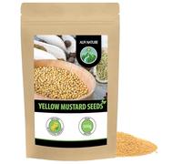 Alpi Nature Mustard Seeds Yellow White 500g 1.1 lb, White Yellow Mustard Seeds 1-2mm