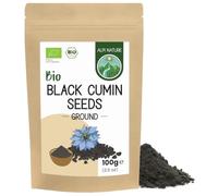 Alpi Nature Organic Black Cumin Seeds Ground 100g 3.5 oz, Black Cumin Powder for Cooking, Seasoning and Baking