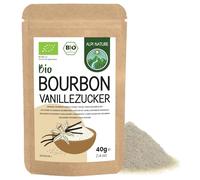 Alpi Nature Organic Bourbon Vanilla Sugar 40g 1.4 oz, Premium Blend of Powdered and Raw Cane Sugar with Ground Madagascar Vanilla Beans