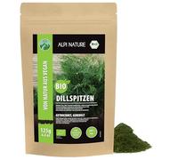 Alpi Nature Organic Dill Tips 125g 4.4 oz, Rubbed Dill Weed for Pickles, Sauces and Marinades