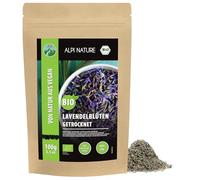 Alpi Nature Organic Dried Lavender 100g 3.5 oz, Whole Dried Lavender Flowers, Loose Tea