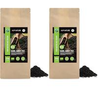 Alpi Nature Organic Earl Grey Tea 200g 7.1 oz, Black Tea with Bergamot Oil, Naturally Caffeinated (Pack of 2)