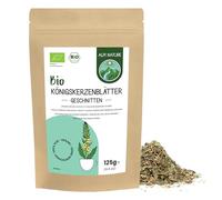 Alpi Nature Organic Mullein Tea 125g 4.4 oz, Dried and Cut Mullein Leaves, Loose Leaf Tea