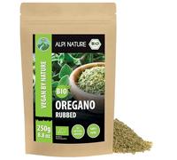 Alpi Nature Organic Oregano Dried 250g 8.8 oz, Rubbed Oregano Herb for Cooking, Pasta and Pizza