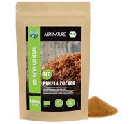 Alpi Nature Organic Panela Sugar 1kg 2.2 lb, Unrefined Raw Cane Sugar, Natural Sweetener