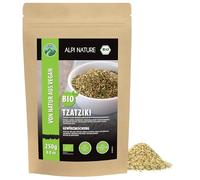 Alpi Nature Organic Tzatziki Seasoning 250g 8.8 oz, Greek Seasoning for Gyros, Tzatziki, Spread