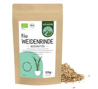 Alpi Nature Organic White Willow Bark Tea 125g 4.4 oz, Dried and Cut Willow Bark, Loose Tea