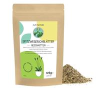 Alpi Nature Ribwort Plantain Tea 125g 4.4 oz, Dried and Cut Ribwort Plantain, Loose Leaf Tea