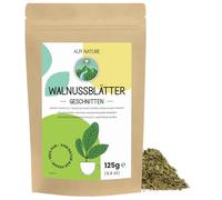 Alpi Nature Walnut Leaves 125g 4.4 oz, Loose Leaf Tea, Dried and Cut Leaves, Walnut Leaf Tea