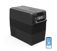 Alpicool 50L Car Fridge Freezer Portable Compressor Refrigerator, 12/24V DC & 230V AC Camping fridge -20℃~20℃ with APP Control, Electric cooler for Caravan, Camping, Home, RV