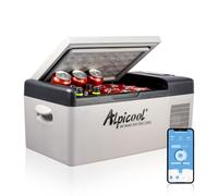 Alpicool C15 15L Compressor Car Fridge Freezer, DC 12v Camping Refrigerator, Portable Mini Cool Box for TruckCampervanRVBoat, -20℃ to 20℃