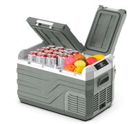 Alpicool Car Refrigerator Portable Freezer 20L, 12V Fridge Freezer Dual Zone Electric Cooler Boxfor Car 12V/24V 100-240V(-20℃-20℃) Portable Fridge for Camping Car Trip