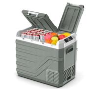 Alpicool Car Refrigerator Portable Freezer 39L, 12V Fridge Freezer Dual Zone Electric Cooler Box for Car 12V/24V 100-240V(-20℃-20℃) Portable Fridge for Camping Car Trip