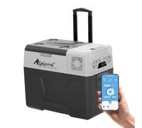 Alpicool CX40 40L Compressor Car Refrigerator, Portable Camping Fridge DC 12v Freezer for Truck, Campervan, RV, Boat, -20℃ to 20℃, with Telescopic Handle, USB Socket