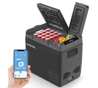 Alpicool KLS58 Compressor Car Fridge 47L with APP Control, 2026 NEW, Dual Zone Camping Fridge DC 12V Freezer for Car, Campervan, Truck, Boat, -20℃ to 20℃, with Ice Box, Black